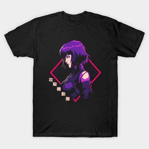 GITS - Major Motoko T-Shirt by NeonOverdrive